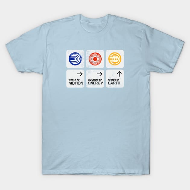 EPCOT Center Sign 1982 T-Shirt by BurningSettlersCabin